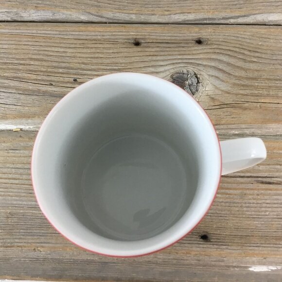 Christmas Teddy Bear Playing Trumpet Coffee Mug Made in Japan 10 oz - Picture 5 of 5